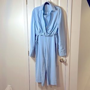 Ladies 2 piece spring/summer ensemble,a beautiful light blue, new never worn,